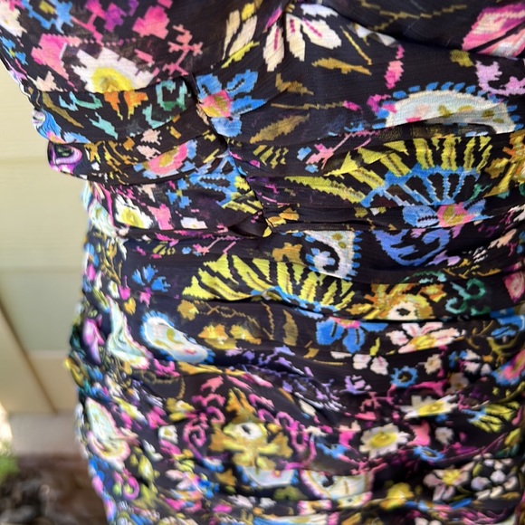 ZARA Ruched Mini Dress - Picture 5 of 10